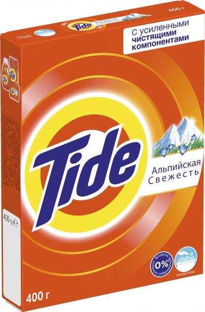 Стиральный порошок Тайд Tide Альпийская Свежесть ручная стирка 400г - фото 1 - id-p1664100681