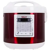 Мультиварка 5л, 860Вт, 42программ, SATURN ST-MC9209Red