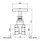 Засувка SD Plus 1" 1/4 ВР SD25032, фото 2