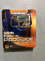 Сменные картриджи Gillette Fusion5 ProGlide Power, 6 шт