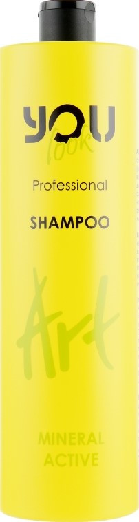Шампунь для сухого, ламкого та ослабленого волосся You Look Art Mineral Active з активними мінералами, 1000 мл