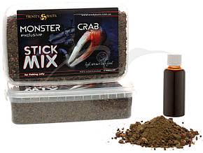 Стік-мікс Trinity Baits MONSTER CRAB  400 г + ліквід 60 мл