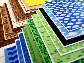 Фетр з малюнком "Текстури природи"