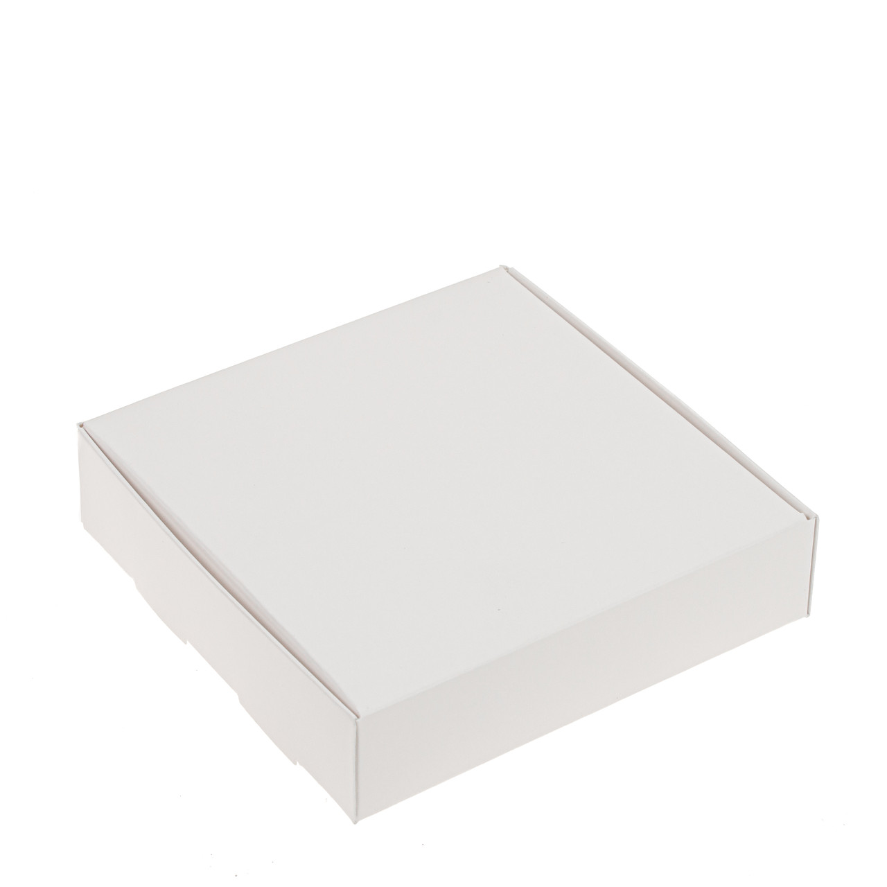 Коробка 120х120х30 для пряника без вікна, біла, фото 1