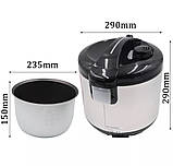 Багатофункціональна мультиварка пароварка рисоварка ZP-Line 14 програм 1800 Вт, фото 5