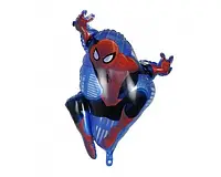 Фольгированный Шар-Фигура "Человек паук в прыжке"