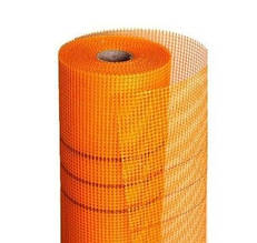 Сітка штукатурна лугостійка 1x44 м (5x5) 160 г/м² помаранчева