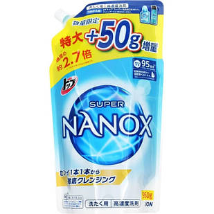 Lion Top Super Nanox Концентрований рідкий засіб для прання білизни, поповнення 950 мл