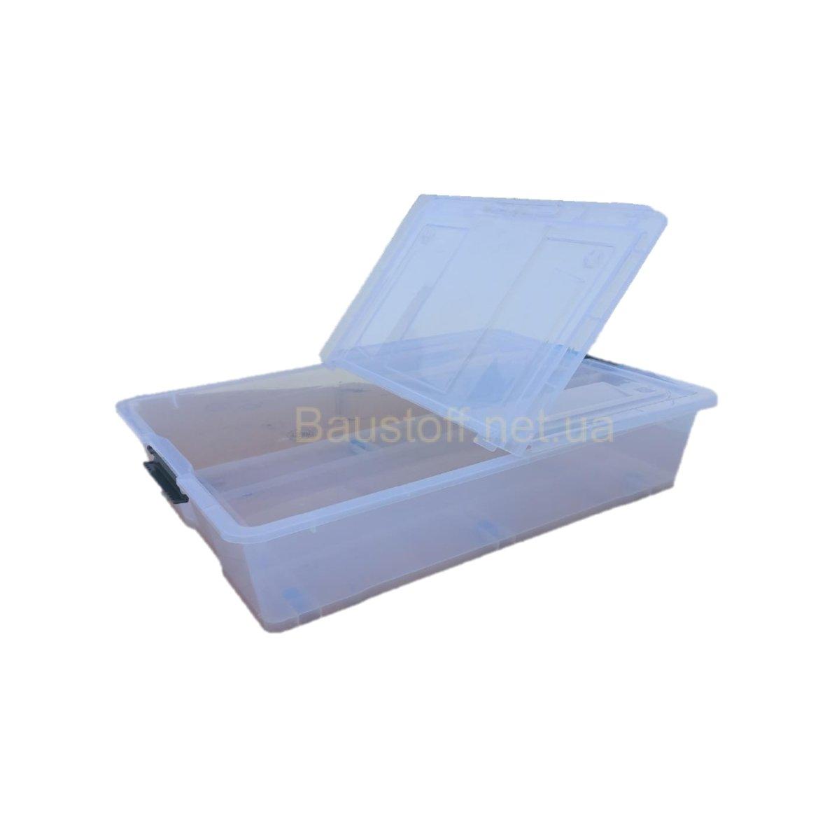 Ящик для зберігання HomeStar 60 л прозорий