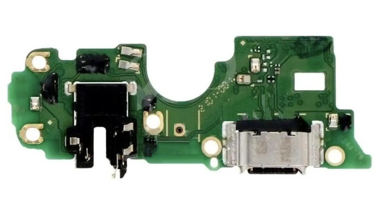 Нижня плата (роз'єм зарядки) Oppo A54 5G з роз'ємом зарядки, гарнітури та мікрофоном, фото 1