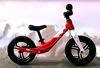 Велобіг беговел CROSSER Balance Bike NEW 12 магнієва рама / колеса 12" надувні / червоний