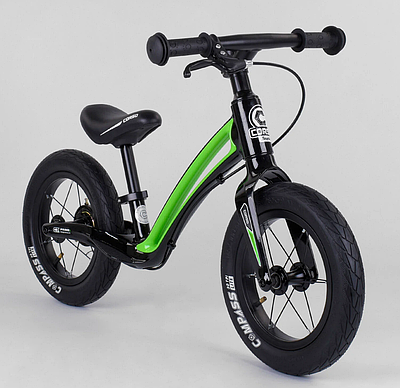 Велобіг 12" Corso "Prime C7" 92197 чорно-зелений