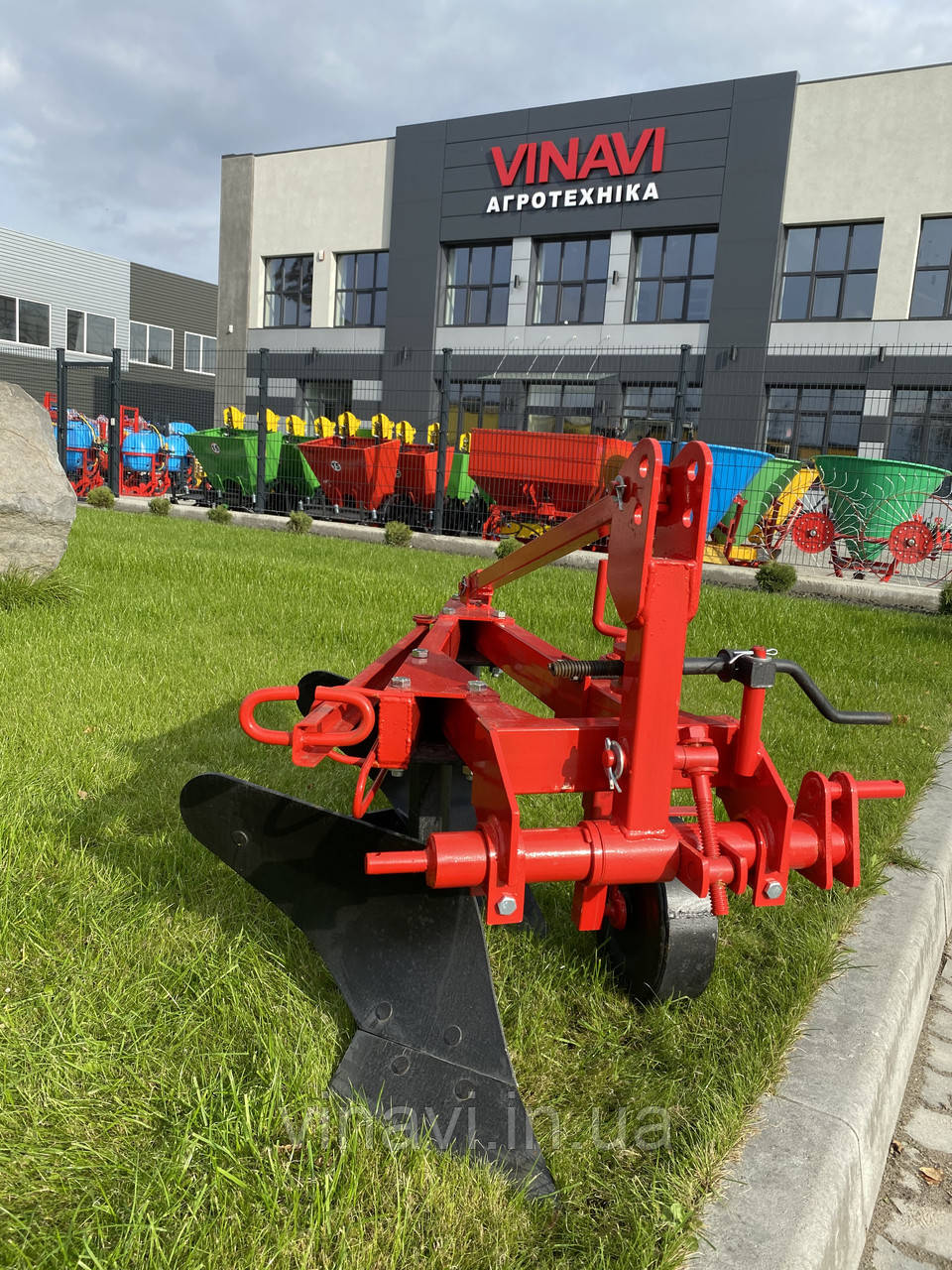 Плуг 2 по 18 см навісний двокорпусний (висока стійка 52 см), фото 1