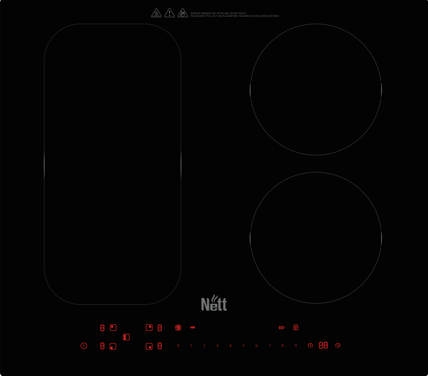 Індукційна варильна поверхня Nett NI-5952