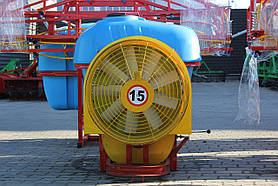 Садовий навісний обприскувач 400 л оприскувач з вентилятором