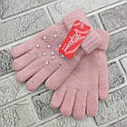 Рукавички підліток вовняні з махрою подвійні відвороти Корона 5716 асорті 20см ПДЗ-170088, фото 3