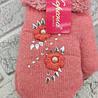 Рукавички жіночі вовняні 2-і Корона асорті 17.5 см ПЖЗ-1548, фото 4