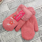 Рукавички жіночі вовняні 2-і Корона асорті 17.5 см ПЖЗ-1548, фото 3