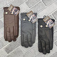 Перчатки мужские с кожаными вставками разные размеры Auravia (M-XXL) ассорти 30033158