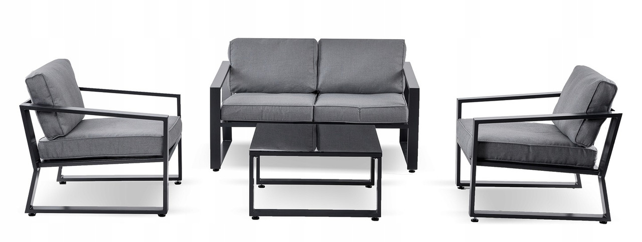 Меблі в стилі LOFT Simply алюмінієвий комплект