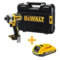 Шурупокрут акумуляторний ударний безщітковий DeWALT DCF887NT+DCB183