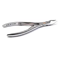 Кусачки манікюрні для кутикули  Olton XXL з шкіряним чохлом   120-006