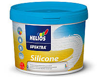 Краска силиконовая HELIOS SPEKTRA SILICONE фасадная транспарентная (база В3) 9,3л