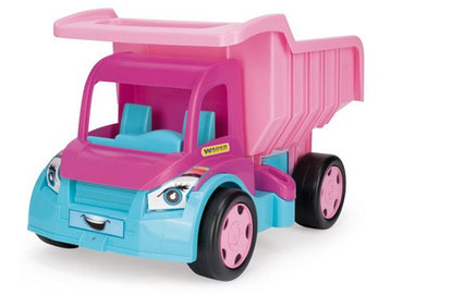 Вантажовик великий пластиковий"Гіґант", рожевий Wader (65006)