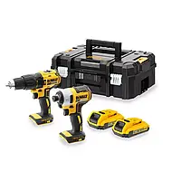 Набір з двох інструментів безщіткових DeWALT DCK2060D2T