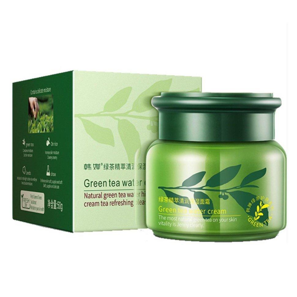 Зволожувальний крем для обличчя із зеленим чаєм Rorec Green Tea Water Cream