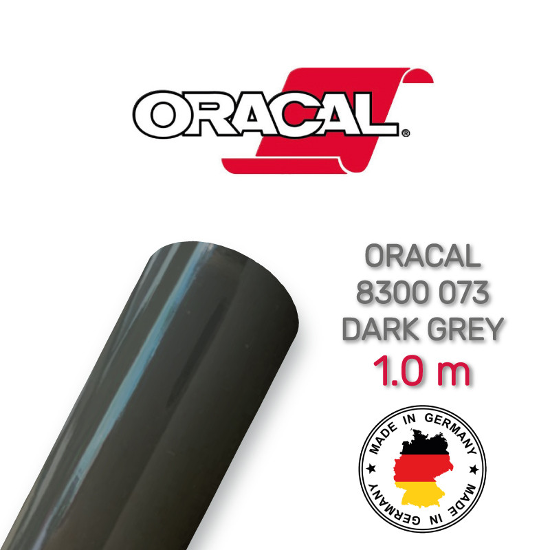 Плівка вітражна Oracal 8300 073 Dark Grey 1.0 m