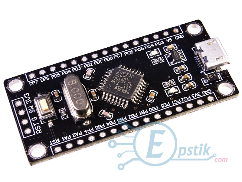 STM8S105K4T6 плата розробки