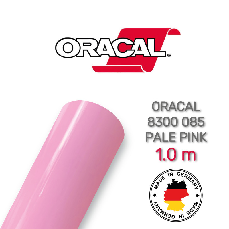 Плівка вітражна Oracal 8300 085 Pale Pink 1.0 m