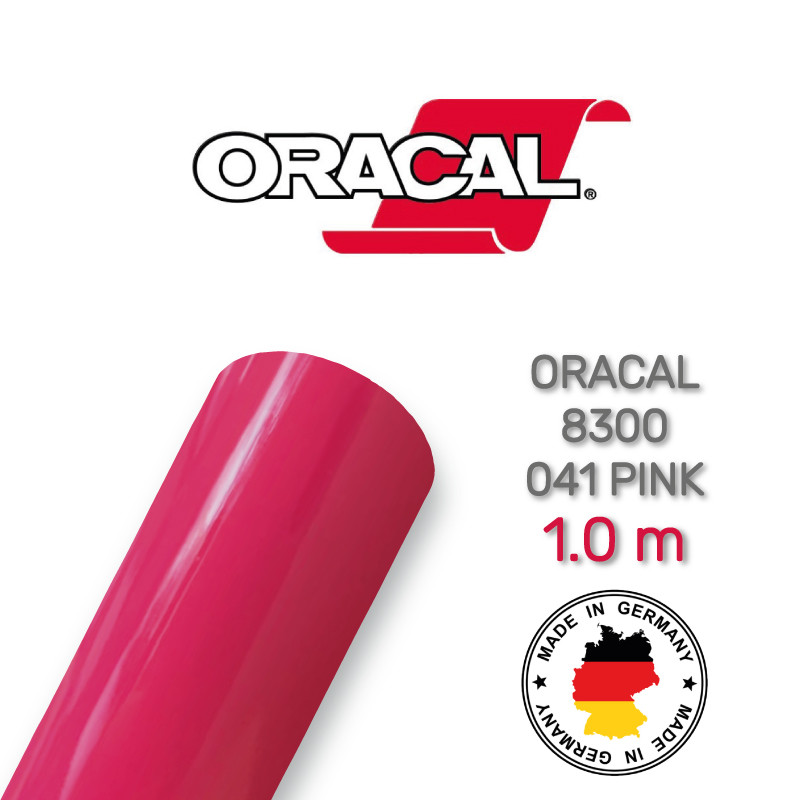 Плівка вітражна Oracal 8300 041 Pink 1.0 m