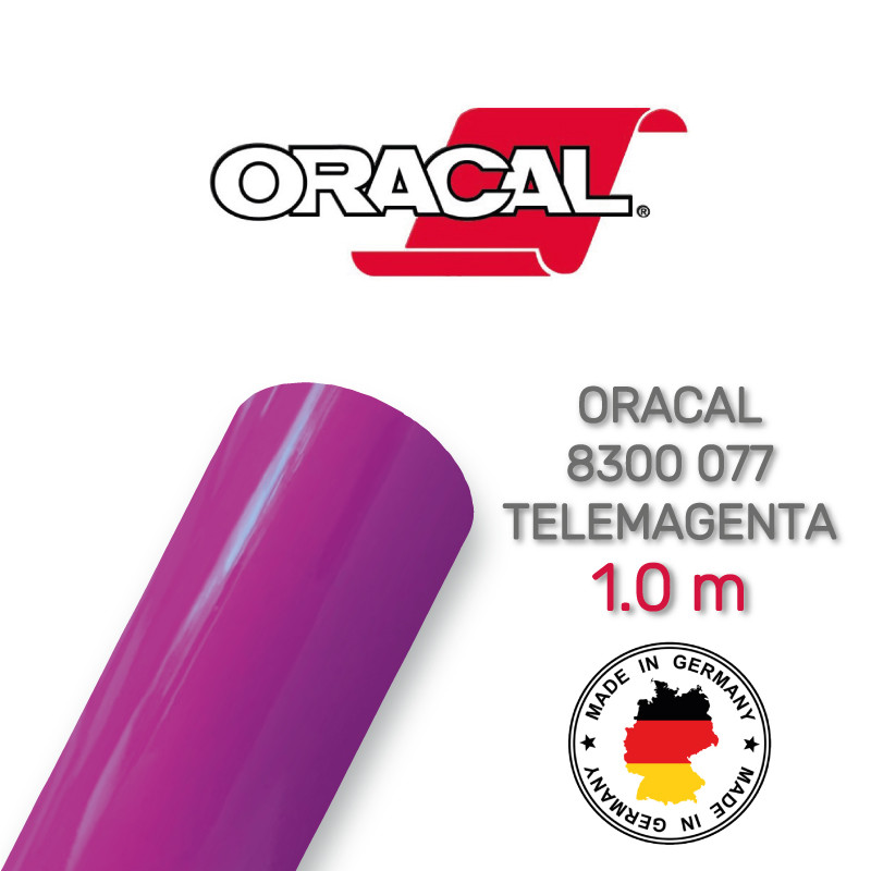 Плівка вітражна Oracal 8300 077 Telemagenta 1.0 m