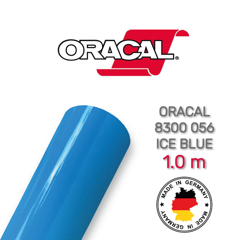 Плівка вітражна Oracal 8300 056 Ice Blue 1.0 m