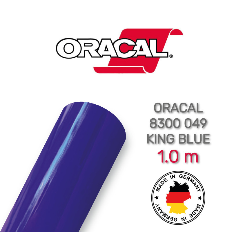 Плівка вітражна Oracal 8300 049 King Blue 1.0 m