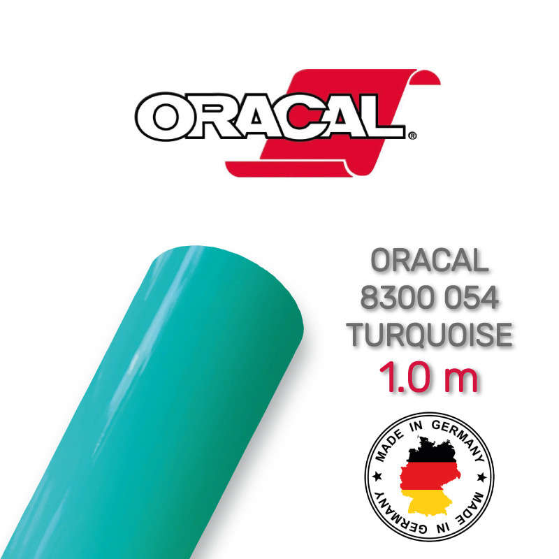 Плівка вітражна Oracal 8300 054 Turquoise 1.0 m