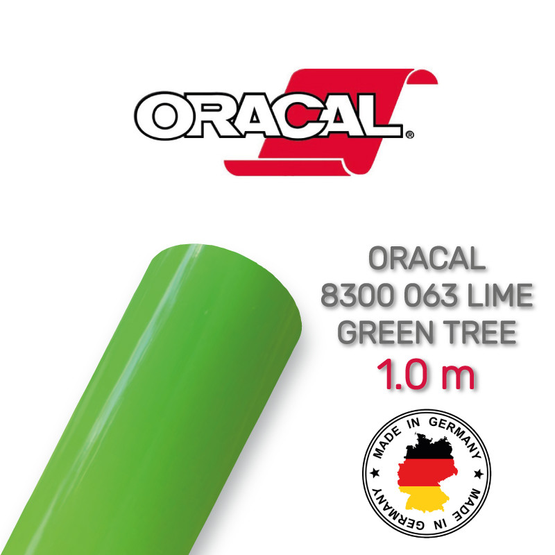 Плівка вітражна Oracal 8300 063 Lime Tree Green 1.0 m