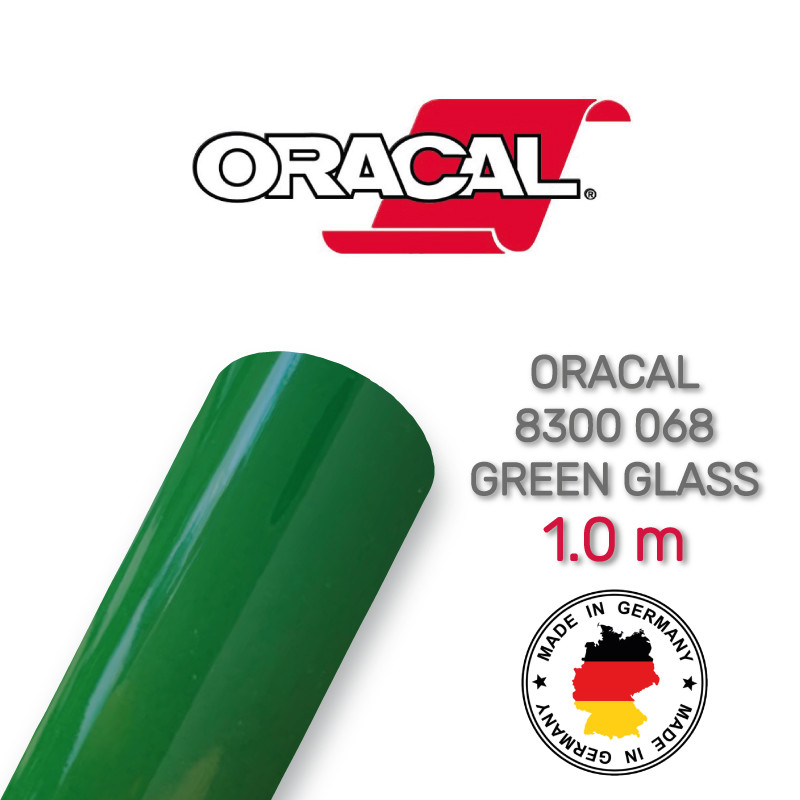 Плівка вітражна Oracal 8300 068 Glass Green 1.0 m