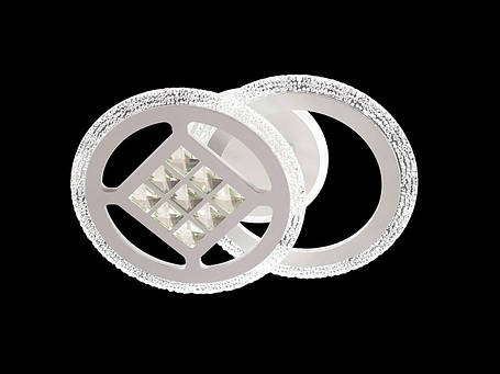 Стельова led люстра кола біла 78вт, фото 3