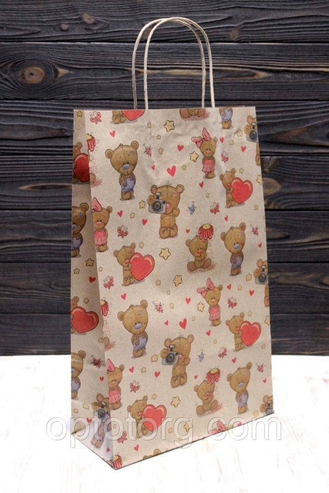Бумажные крафт пакеты с ручками 36*24 см: продажа, цена в Одессе ...
