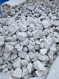 Крихта біла "Доломіт" камінь для клумб та ландшафтного дизайнну (ціна за 1 кг від1 тони), фото 5