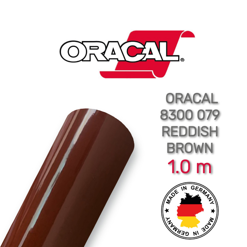 Плівка вітражна Oracal 8300 079 Reddish Brown 1.0 m