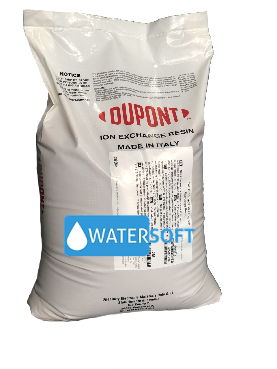 Dowex HCR-S/S Dupont Taptec 12 л іонообмінна смола