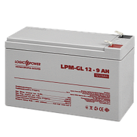 Акумулятор гелевий LogicPower LPM-GL 12 V — 9 Ah