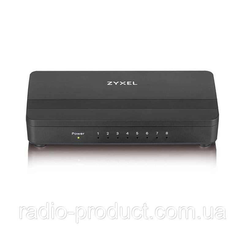 Комутатор ZYXEL GS-108S v2 (GS-108SV2-EU0101F) - фото 3 - id-p1664186699