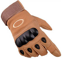 Перчатки тактичні повнопалі Oakley M, койот