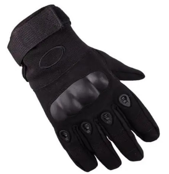 Перчатки тактичні повнопалі Oakley L, чорні