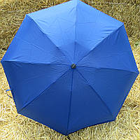 Компактный женский зонт однотонный автоматический Flagman, 23 см, синий